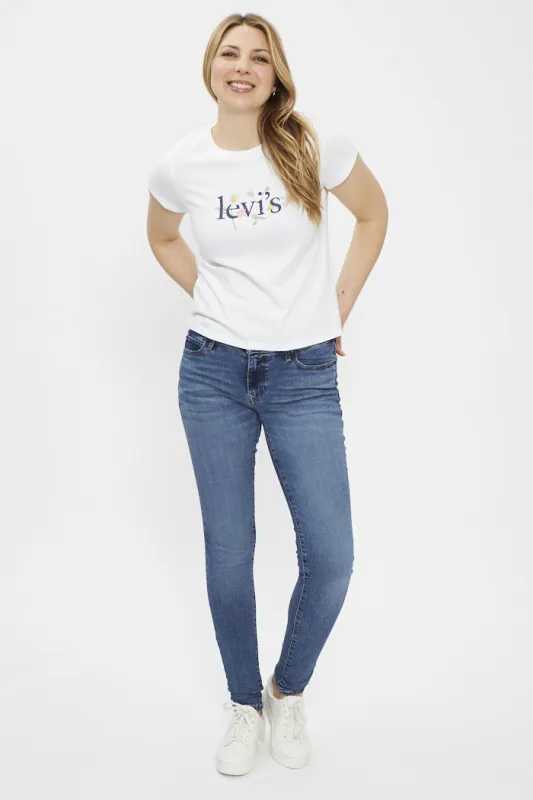 T-shirt graphic authentic motifs fleurs