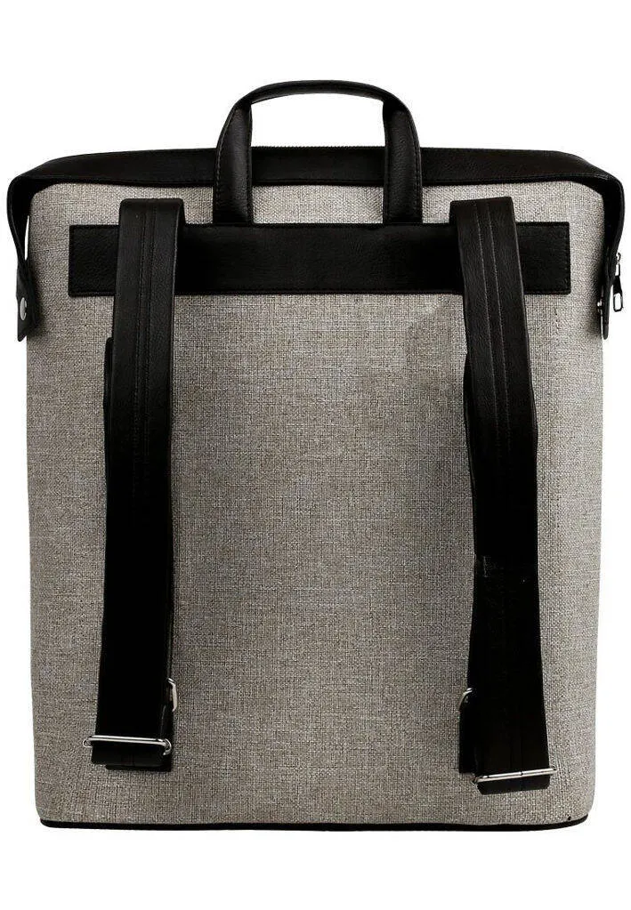 Unisex Vegan Gris Sac à dos - Take Me With You Motif