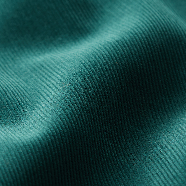 Velours milleraies Uni – vert foncé