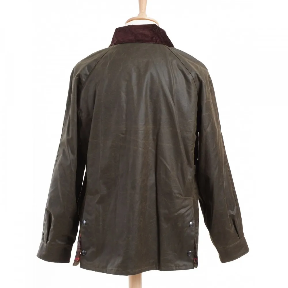 Veste coton huilé avec fente d'aisance