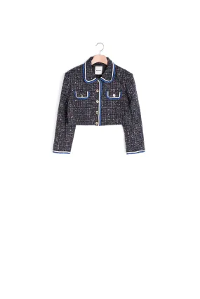 Veste courte en tweed