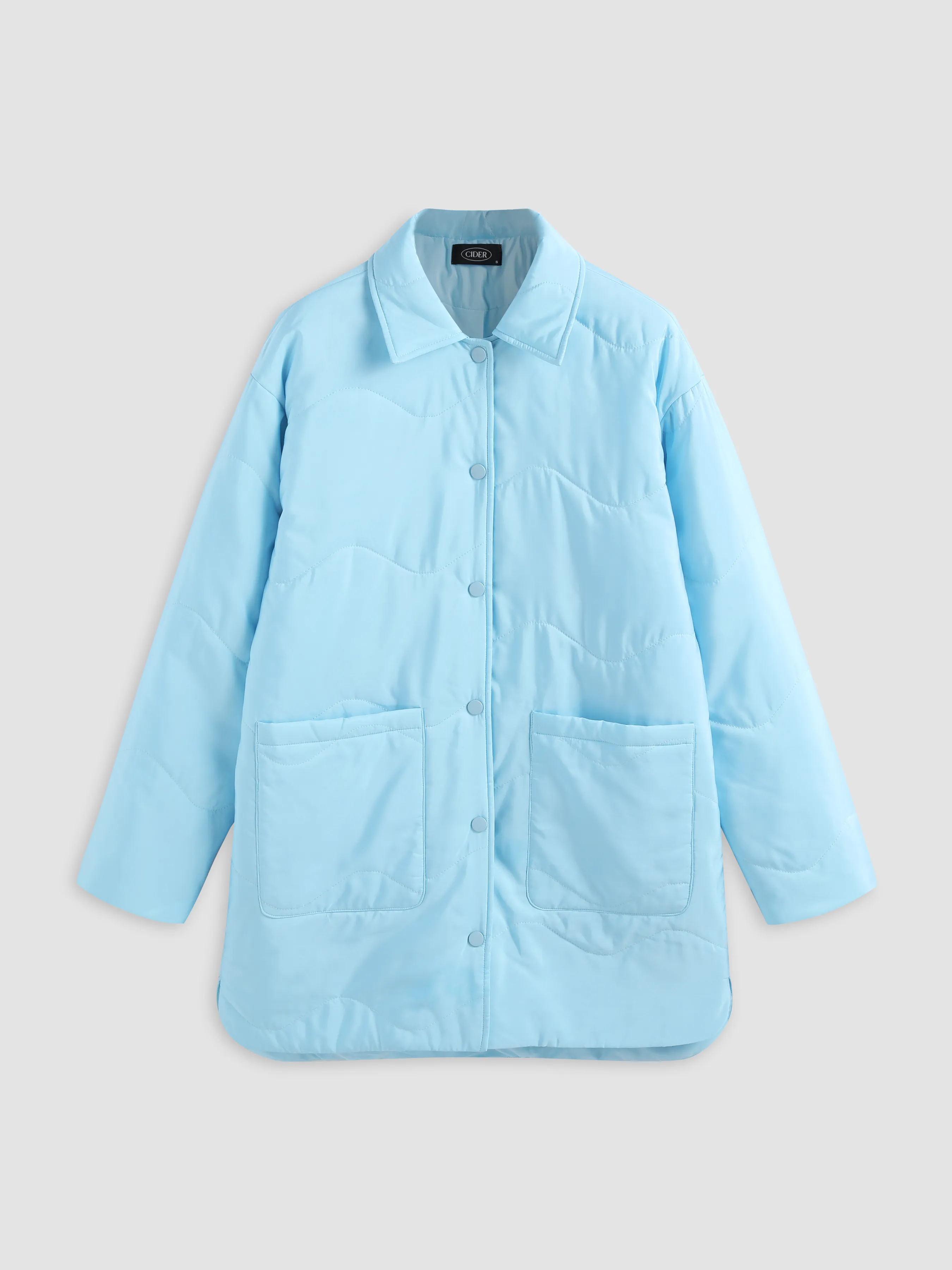  Veste Légère Bleue Jour de Neige
