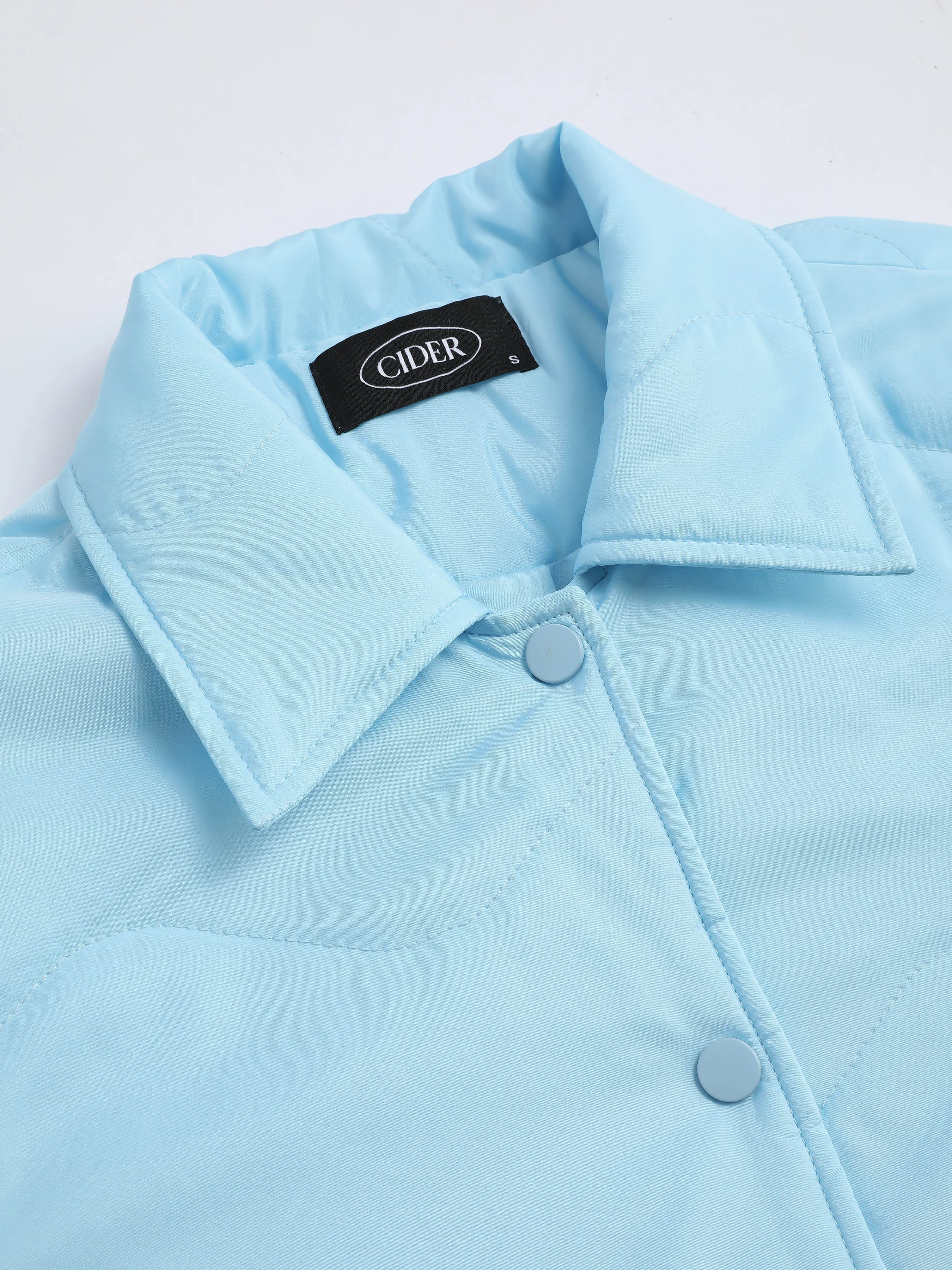  Veste Légère Bleue Jour de Neige